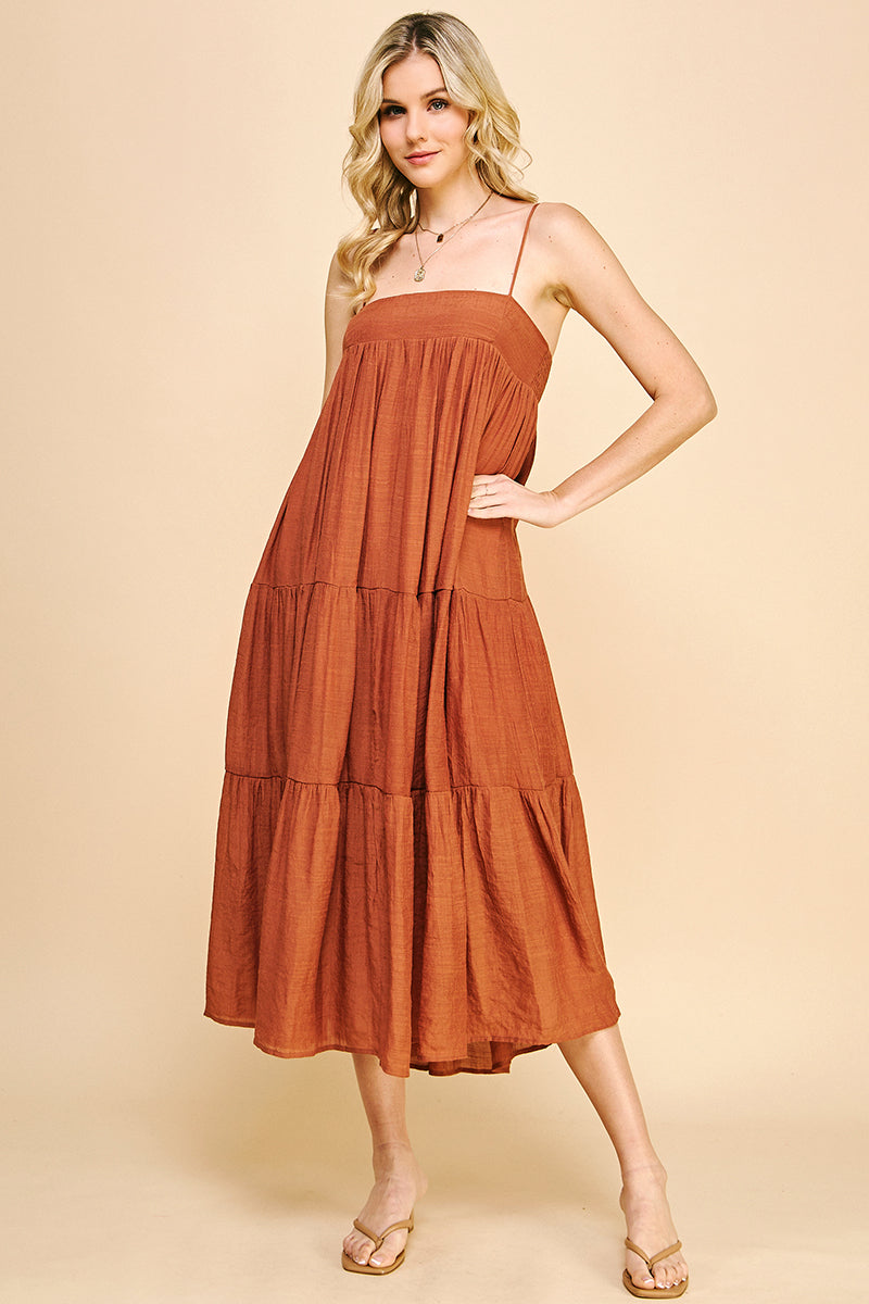 Flora Maxi Dress - Terra