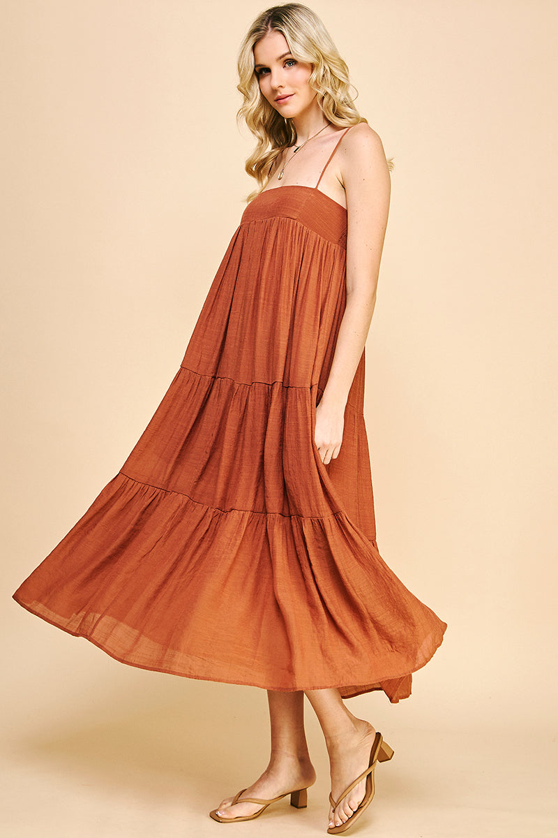 Flora Maxi Dress - Terra