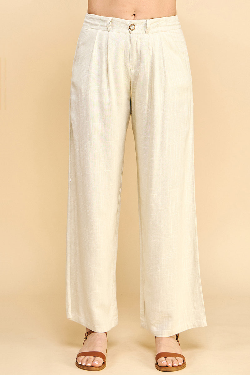 Sophia Wide Pants - Sand