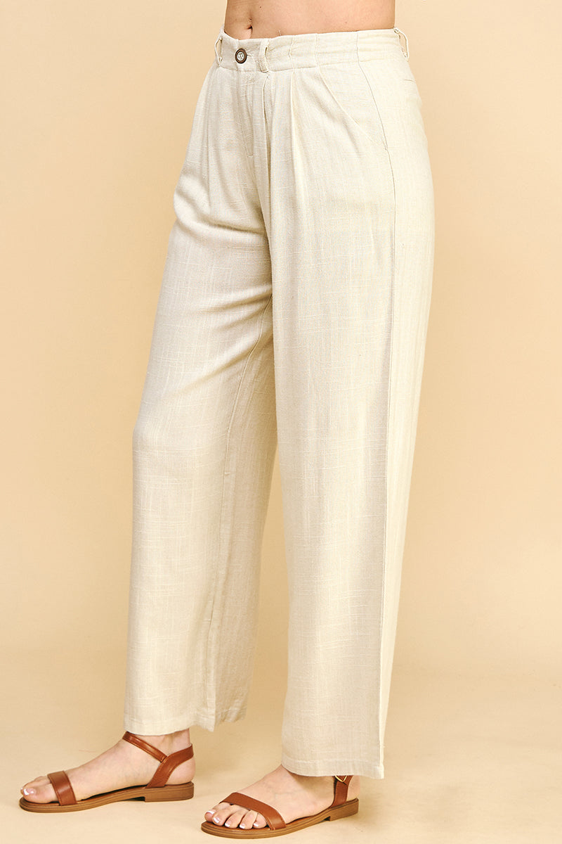 Sophia Wide Pants - Sand