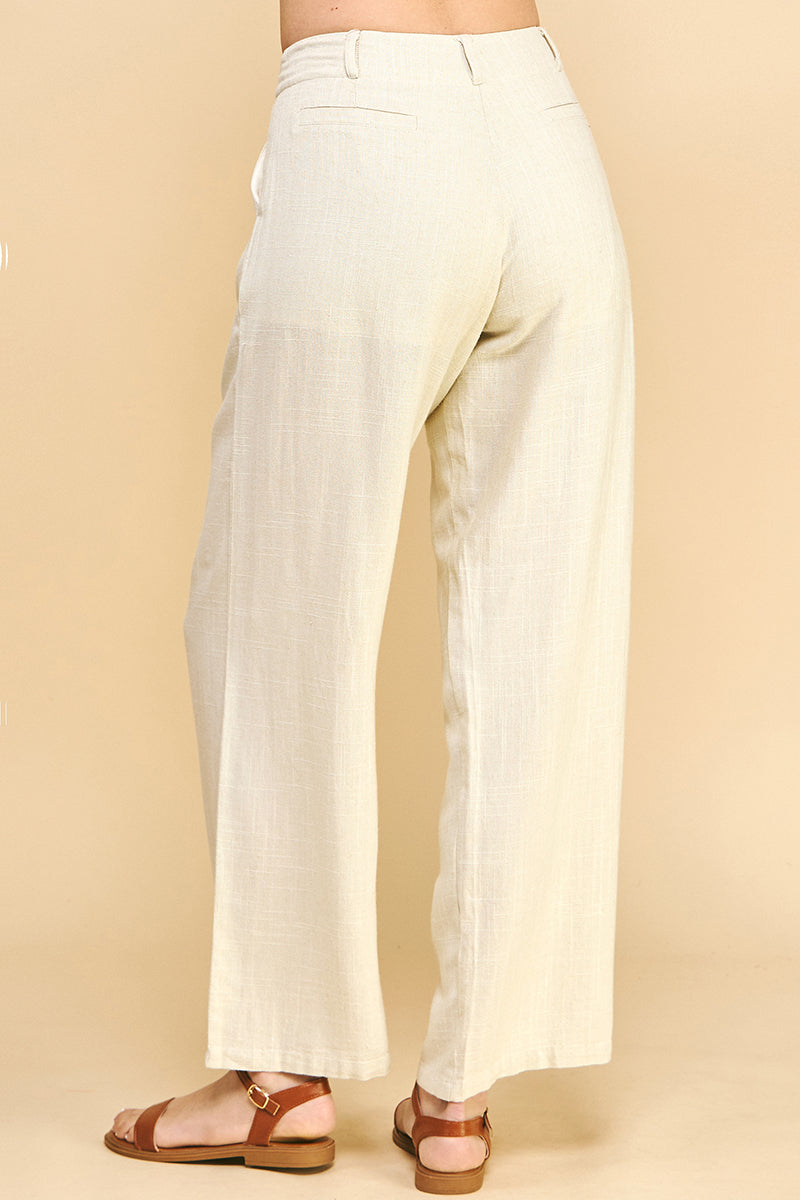 Sophia Wide Pants - Sand